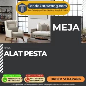 Sewa Meja Event dan Pernikahan