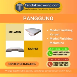 Sewa Panggung Karpet Dan Melamin
